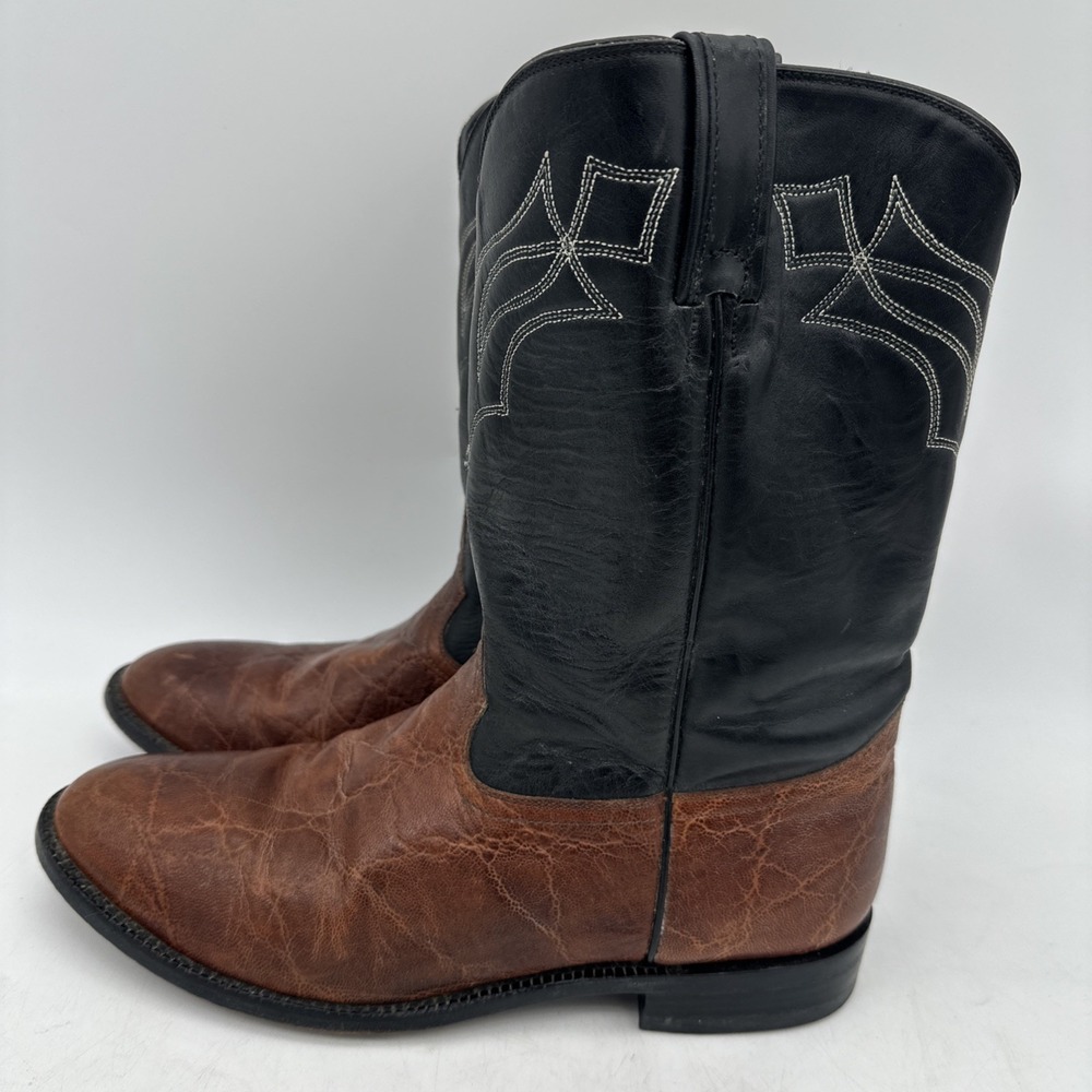 Durango Vintage Men's Classic Two-Tone Western Cowboy Boot Size 9